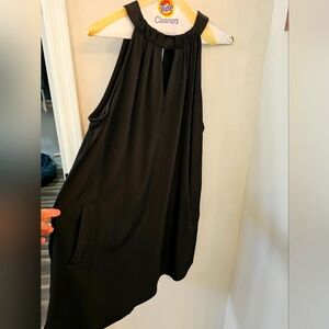 Elegant Black Sleeveless Dress
